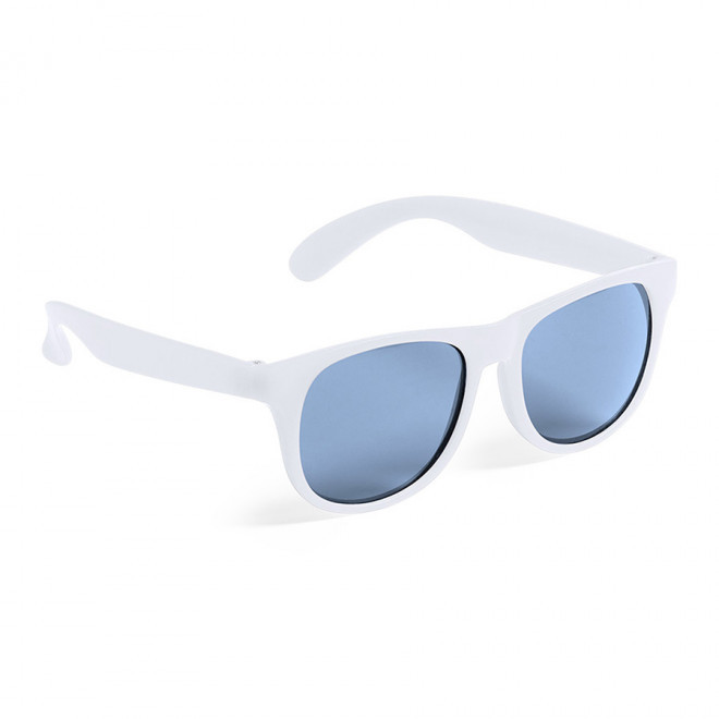 LUNETTES DE SOLEIL MATE PERSONNALISABLE 'NOEN'  - blanc