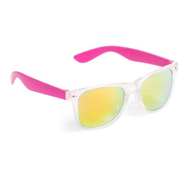 LUNETTES DE SOLEIL PERSONNALISABLES BICOLORES 'SOULARI' - fuchsia