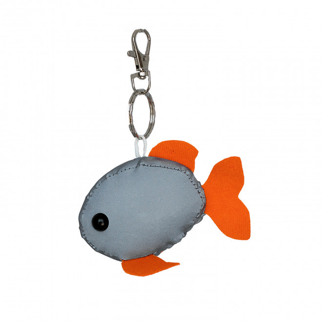 PORTE CLES PUBLICITAIRE REFLECHISSANT 'VISIBLU' - poisson