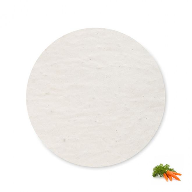 DESSOUS DE VERRE ENSEMENCÉ PERSONNALISABLE 'LULE' - carotte