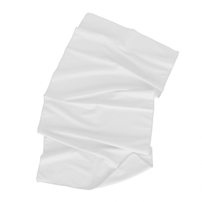 SERVIETTE MICROFIBRE PERSONNALISÉE 50x100 CM 'MELIS - blanc