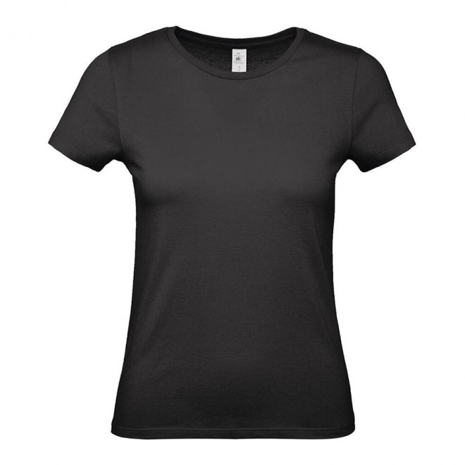 TEE-SHIRT FEMME B&C PERSONNALISABLE 'PALTO 145G' - noir