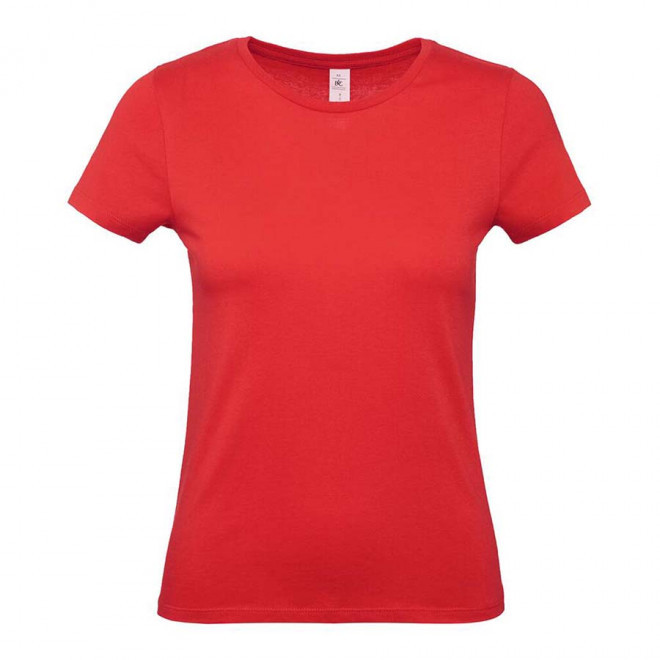TEE-SHIRT FEMME B&C PERSONNALISABLE 'PALTO 145G' - rouge