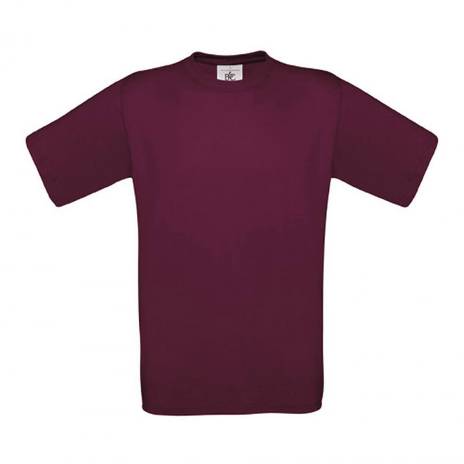 TEE-SHIRT ENFANT B&C PERSONNALISABLE 'PALTO 145G' - burgundy
