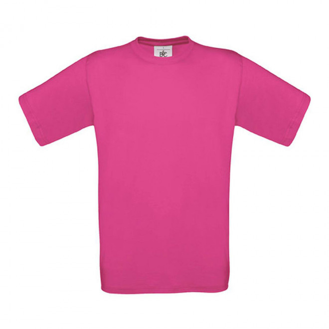 TEE-SHIRT ENFANT B&C PERSONNALISABLE 'PALTO 145G' - fuchsia
