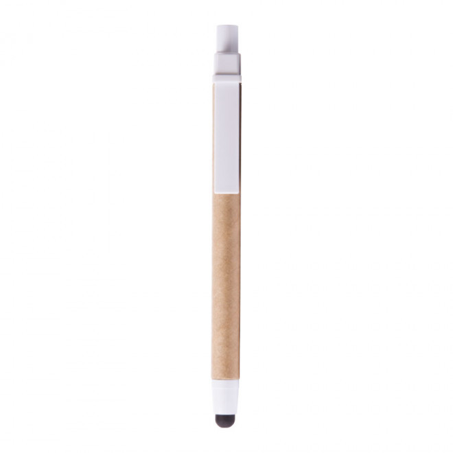 STYLO STYLET PERSONNALISÉ 'ECOTOUCH' - blanc