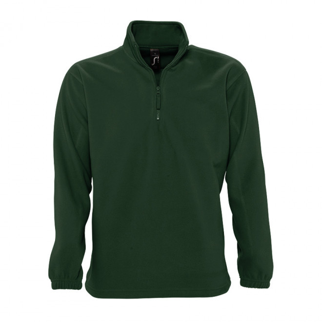 SWEAT-SHIRT PUBLICITAIRE MIXTE POLAIRE 'NESS' 300 GR/M² - vert sapin