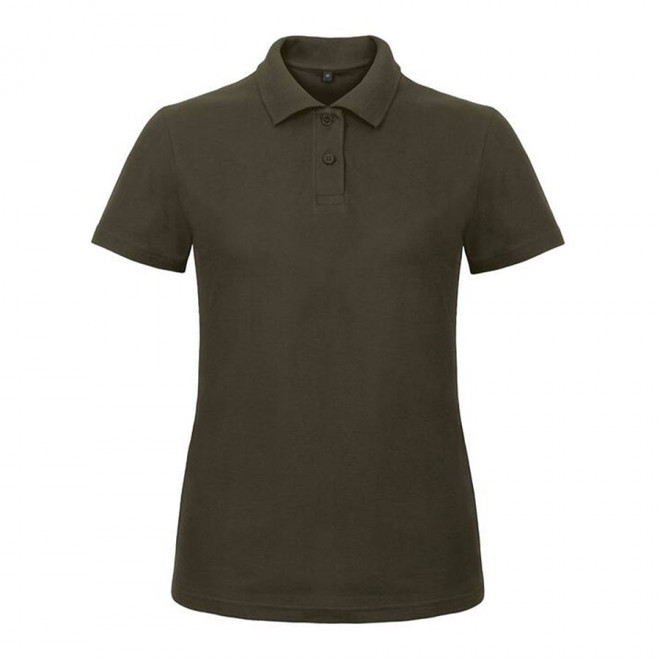POLO PERSONNALISABLE FEMME B&C 'ADIMO' - brun