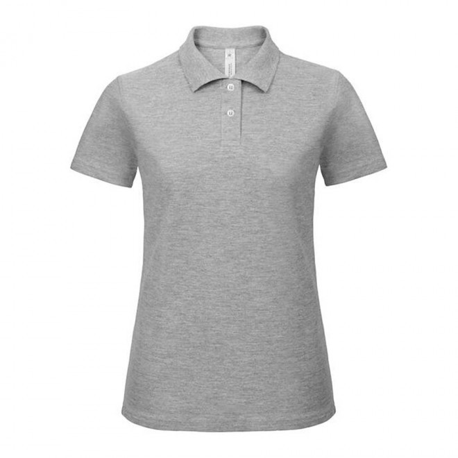 POLO PERSONNALISABLE FEMME B&C 'ADIMO' - gris