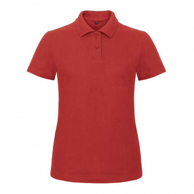 POLO PERSONNALISABLE FEMME B&C 'ADIMO' - rouge