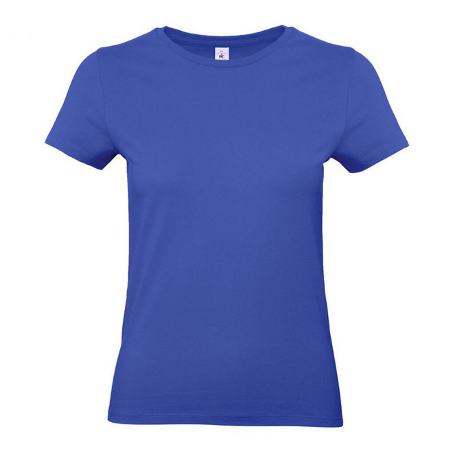 TEE-SHIRT FEMME PERSONNALISABLE B&C 'PALTO 185' - bleu cobalt
