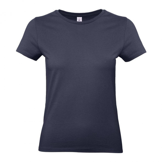 TEE-SHIRT FEMME PERSONNALISABLE B&C 'PALTO 185' - bleu marine