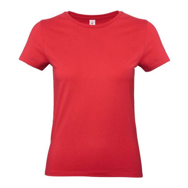 TEE-SHIRT FEMME PERSONNALISABLE B&C 'PALTO 185' - rouge