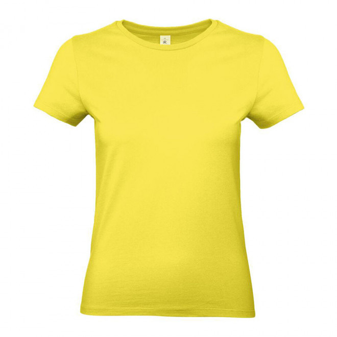 TEE-SHIRT FEMME PERSONNALISABLE B&C 'PALTO 185' - jaune