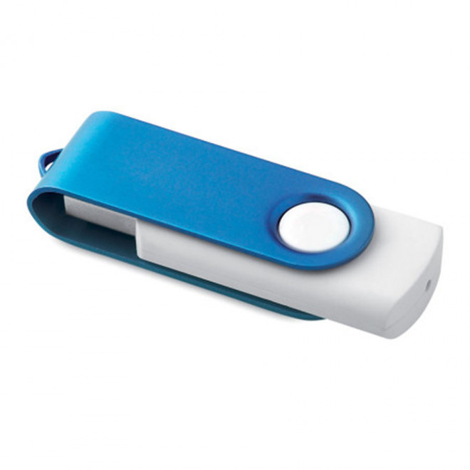 CLE USB PUBLICITAIRE 'ROTOFLASH' 1 GO A 32 GO - bleu