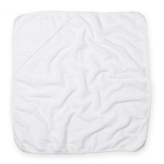 CAPE BAIN PERSONNALISABLE BEBE TOWEL CITY® 'CAPIMOU' - blanc