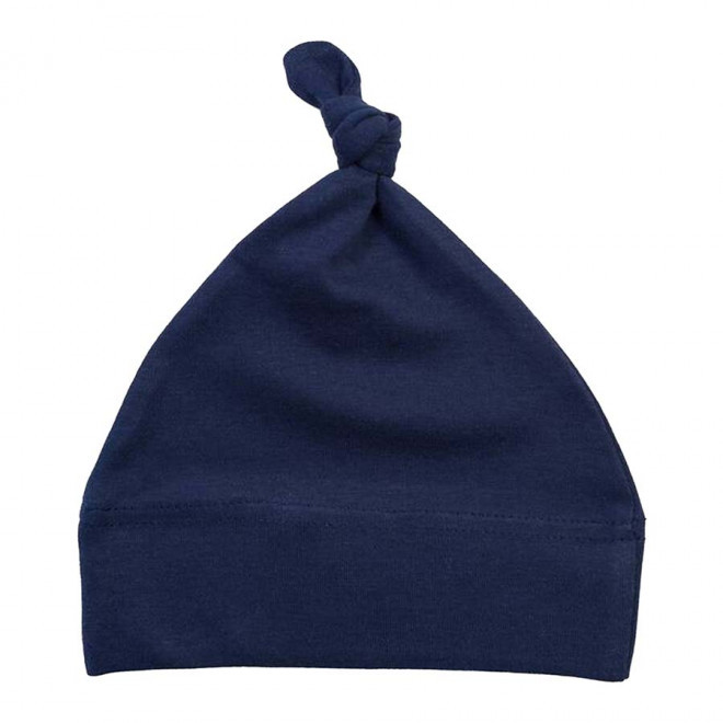 BONNET PERSONNALISABLE BIO BEBE BABYBUGZ® 'BONNETON' - bleu marine