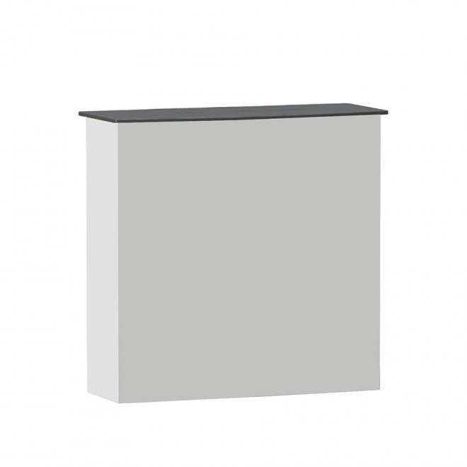 COMPTOIR D'ACCUEIL PERSONNALISÉ 'VELCRO BAR' - planche noir