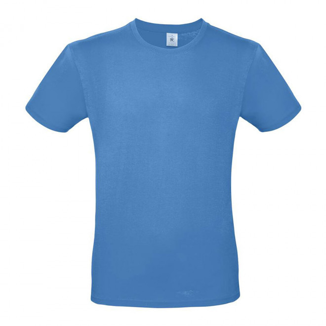 TEE-SHIRT HOMME B&C PERSONNALISABLE 'PALTO 145G' - bleu azur