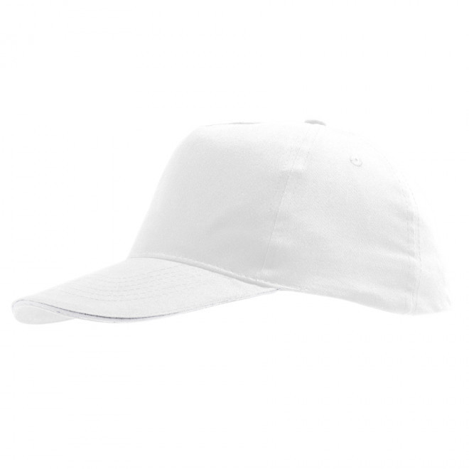 CASQUETTE PUBLICITAIRE ADULTE 'SUNNY' 180 GR/M² - blanc