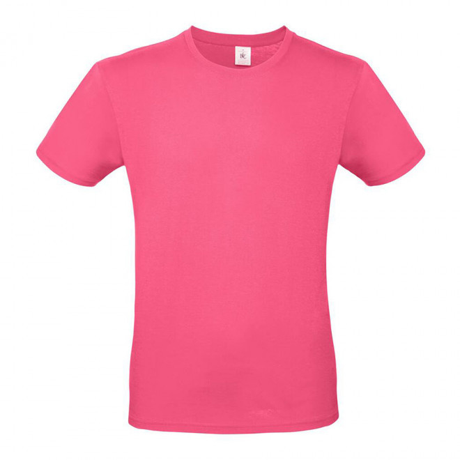 TEE-SHIRT HOMME B&C PERSONNALISABLE 'PALTO 145G' - fuchsia