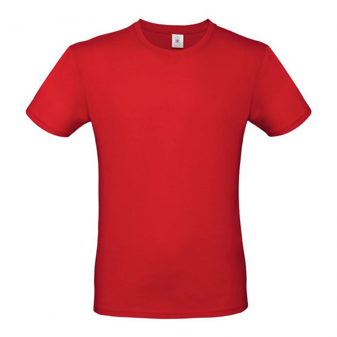 TEE-SHIRT HOMME B&C PERSONNALISABLE 'PALTO 145G' - rouge