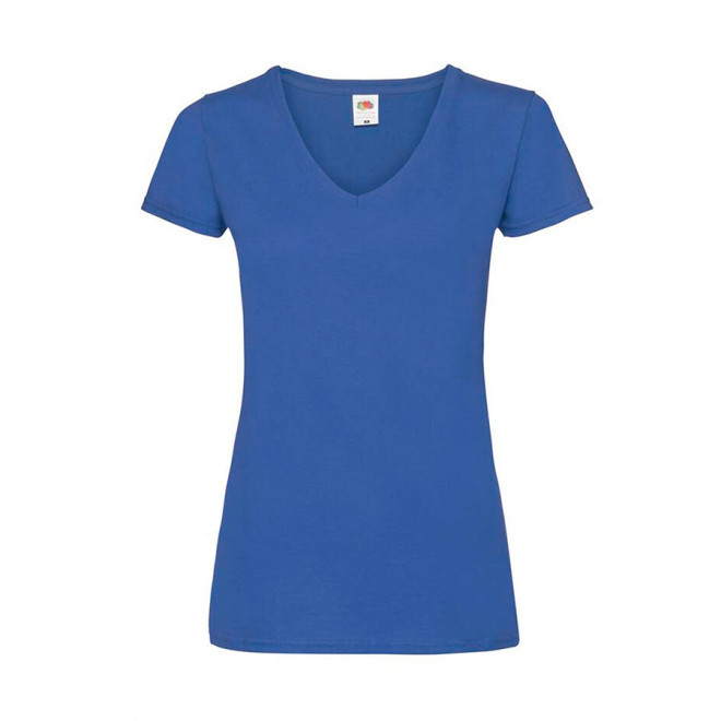 TEE-SHIRT PERSONNALISABLE FEMME V FTL® 'MAGUISTA' - bleu royal