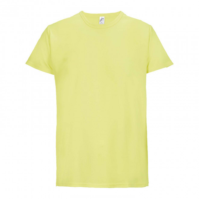 TEE-SHIRT DE SPORT RESPIRANT MIXTE PUBLICITAIRE 'SPRINT' - jaune fluo