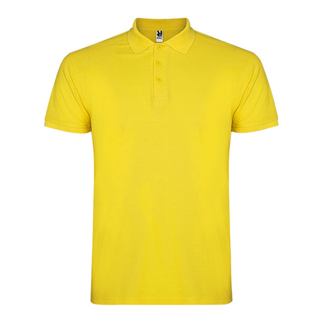 POLO PERSONNALISABLE MC HOMME 'STARLO' - jaune