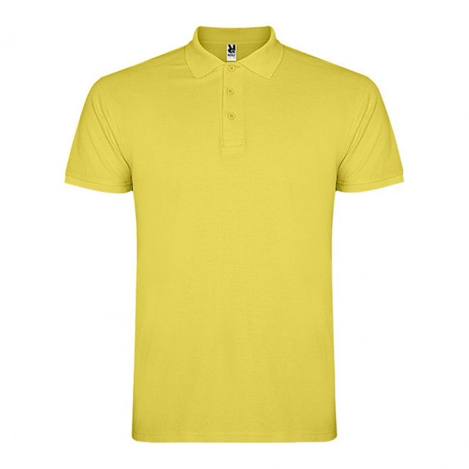 POLO PERSONNALISABLE MC HOMME 'STARLO' - jaune clair