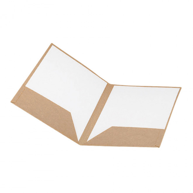 POCHETTE A4 EN CARTON PERSONNALISÉE 'CARTONEO' - naturel