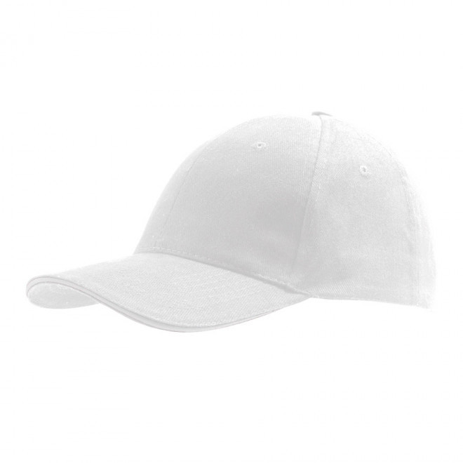 CASQUETTE PUBLICITAIRE 'BUFFALO' 260 GR/M² - blanc