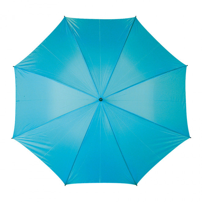 PARAPLUIE PERSONNALISÉ MANCHE DROIT AVEC BANDOULIERE 'GOLFY' - bleu ciel