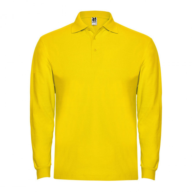 POLO PERSONNALISABLE ML HOMME 'ESTRELLO' - jaune