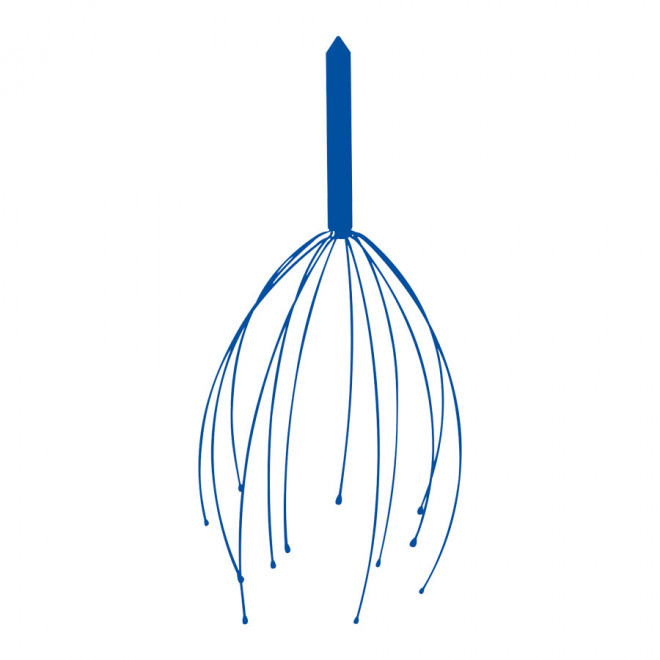 MASSEUR DE TETE PERSONNALISABLE 'ELISE' - bleu