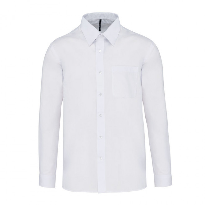 CHEMISE PUBLICITAIRE HOMME ML 'KARIBAN' - blanc