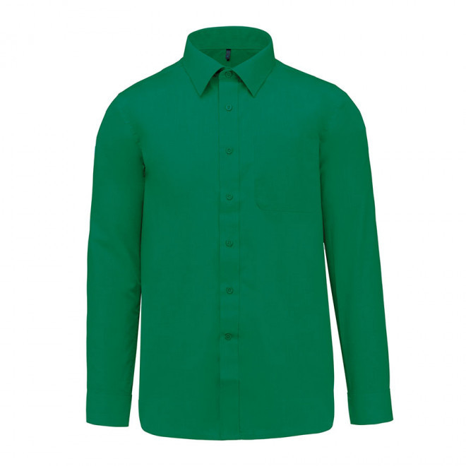 CHEMISE PUBLICITAIRE HOMME ML 'KARIBAN' - vert kelly