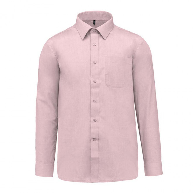 CHEMISE PUBLICITAIRE HOMME ML 'KARIBAN' - rose pâle