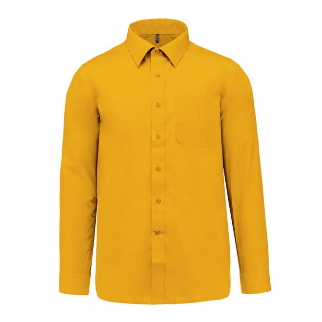 CHEMISE PUBLICITAIRE HOMME ML 'KARIBAN' - jaune