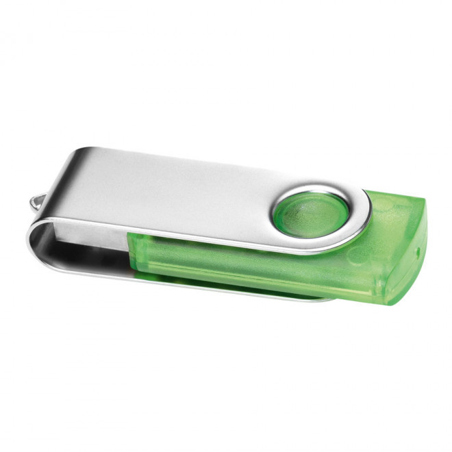 CLE USB PUBLICITAIRE 'TRANSTECH' 1 GO A 32 GO - vert