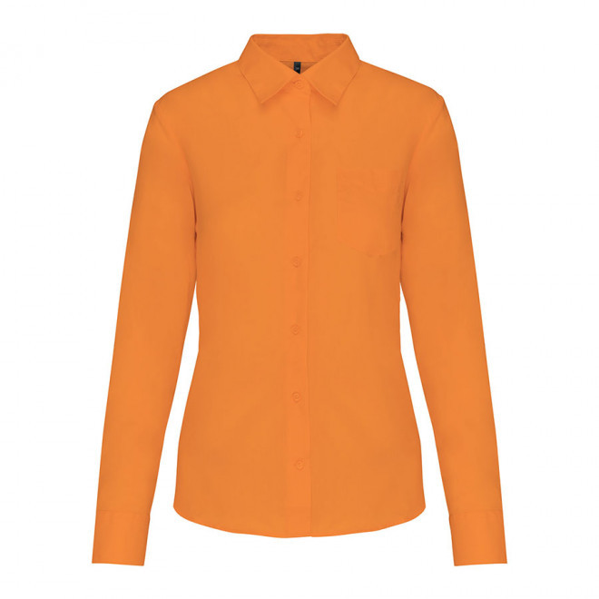 CHEMISE PUBLICITAIRE FEMME ML 'KARIBAN' - orange