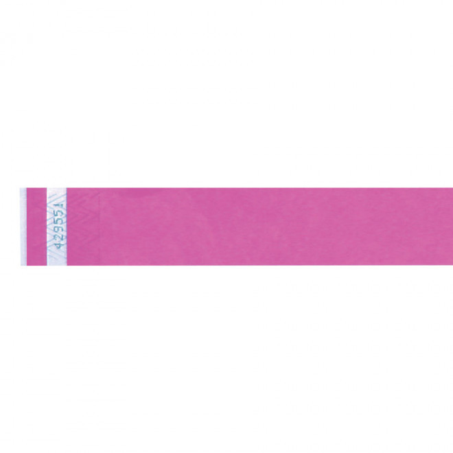 BRACELET EN PAPIER TYVEK® PERSONNALISABLE 'GUEST' 2.5 - rose