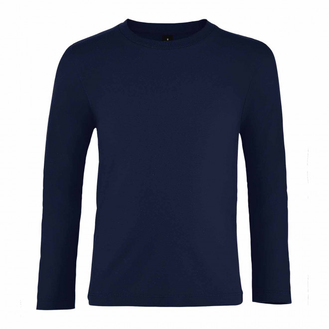 TEE-SHIRT PERSONNALISABLE ENFANT ML 'IMPERIAL LSL KIDS' - bleu marine