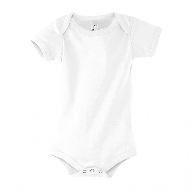 BODY BÉBÉ PERSONNALISÉ 'BAMBINO' 180 GR/M² - blanc