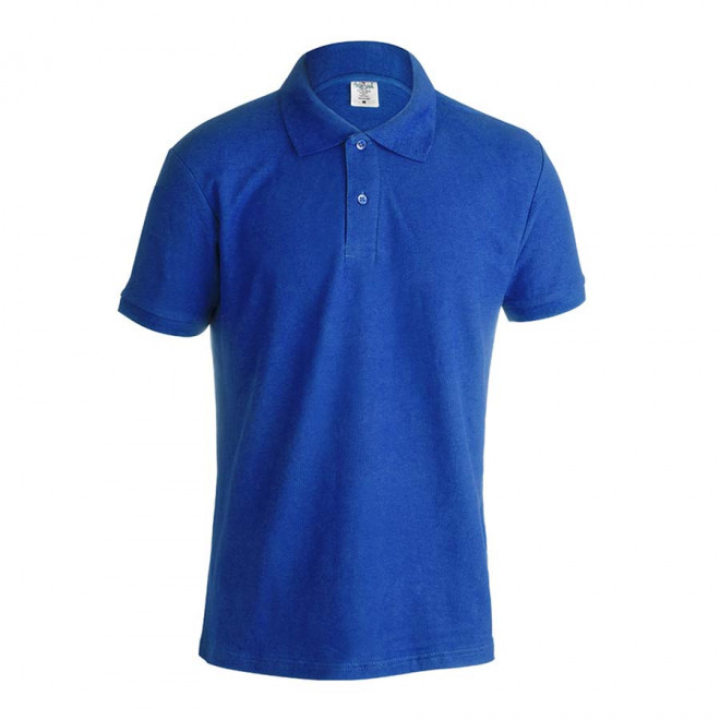 POLO PERSONNALISABLE HOMME 180G 'TERIM' - bleu