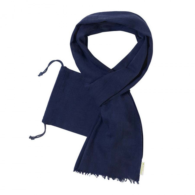 FOULARD BIO PERSONNALISABLE 'BETTO BIO'  - bleu marine