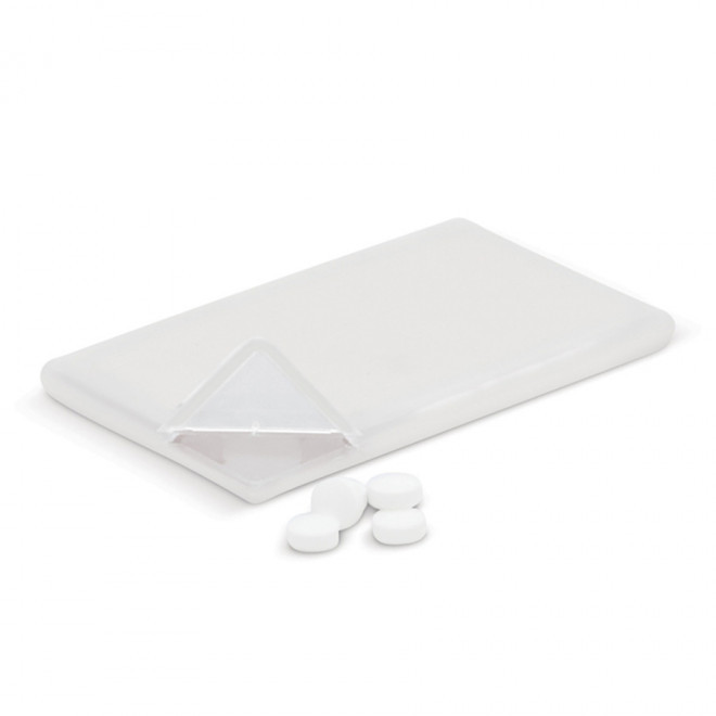 BOITE PERSONNALISABLE BONBONS 'SKITTY RECTANGLE' 4J - blanc