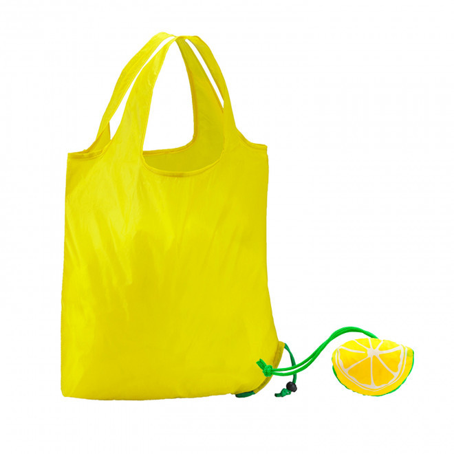 SAC SHOPPING PLIABLE PERSONNALISABLE 'MAXIFRUITY' - citron