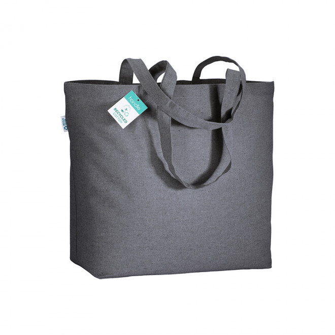 SAC COTON RECYCLE PERSONNALISABLE 190G 'DELICIAS' - bleu