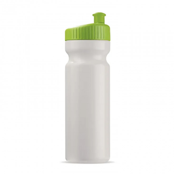 GOURDE DE SPORT PERSONNALISÉE 750ML OPAQUE BLANC 'TRAIL' - vert clair